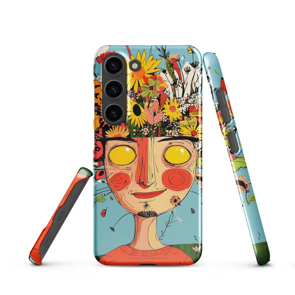 Whimsical Bloom | Phone Case |  S23 | Snap Case | Glossy