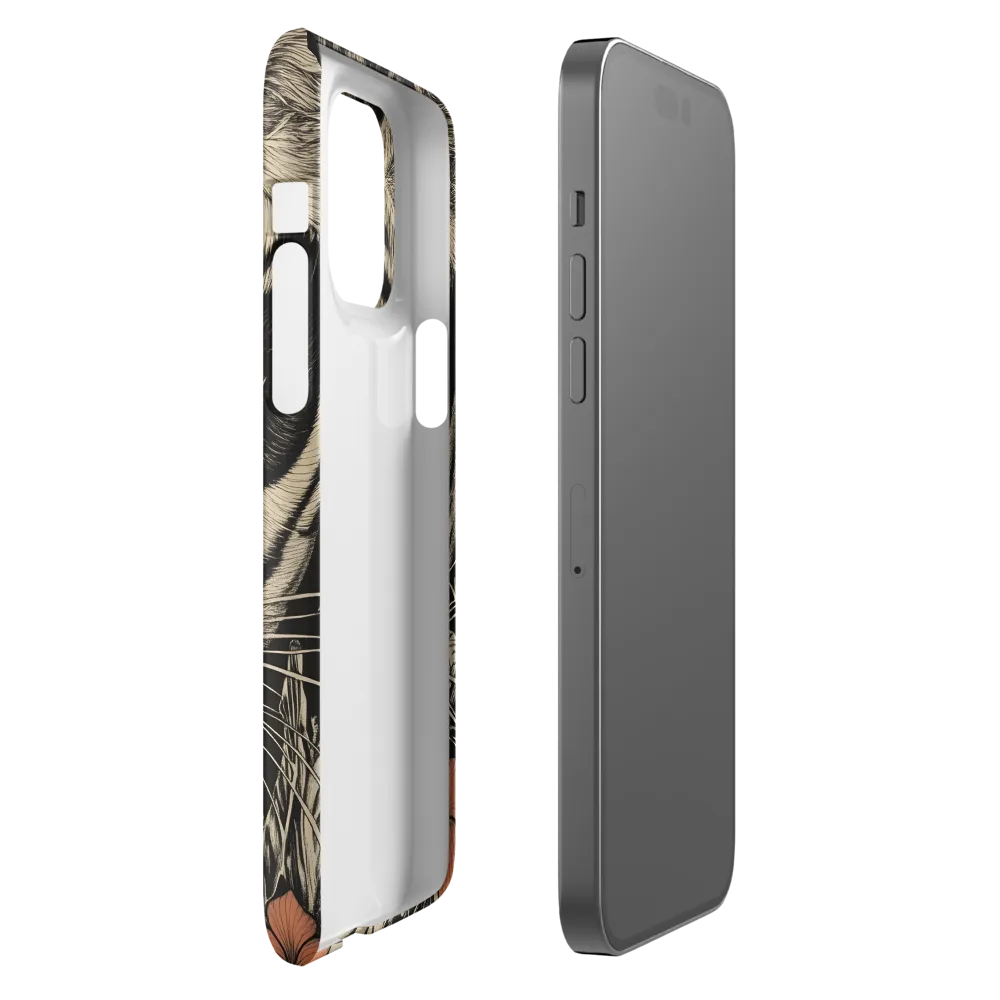 Feline Majesty: The Human-Leopard Connection | Phone Case |  14 Pro Max | Snap Case | Matte