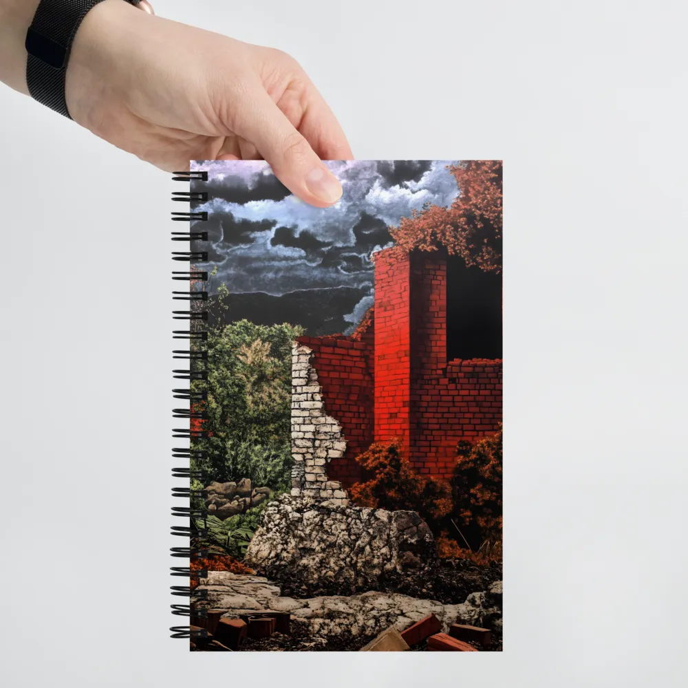 Resilience in Ruins | Spiral Notebook