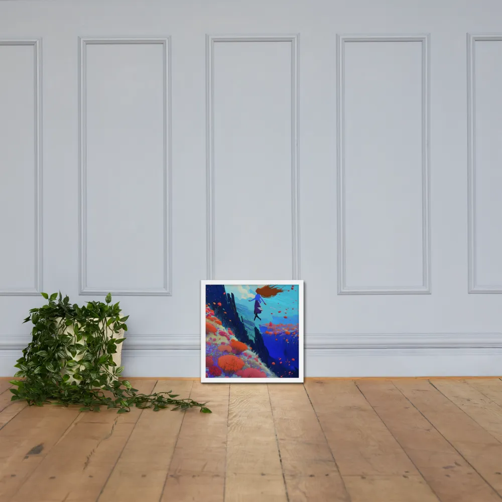 Whispers of Freedom | Poster with White Frame | 16″×16″