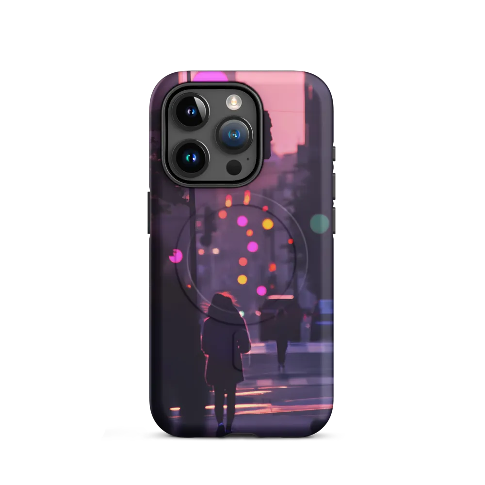 City Silhouettes at Dusk | Phone Case |  15 Pro | MagSafe® Tough Case | Matte