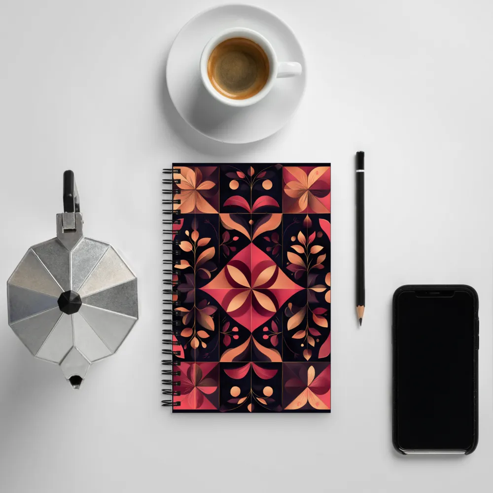 Elegance in Bloom | Spiral Notebook