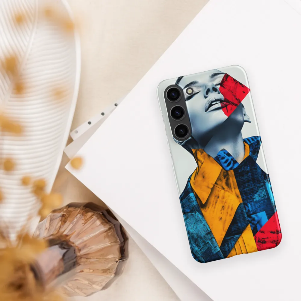 Fragmented Confidence: A Surreal Fashion Portrait