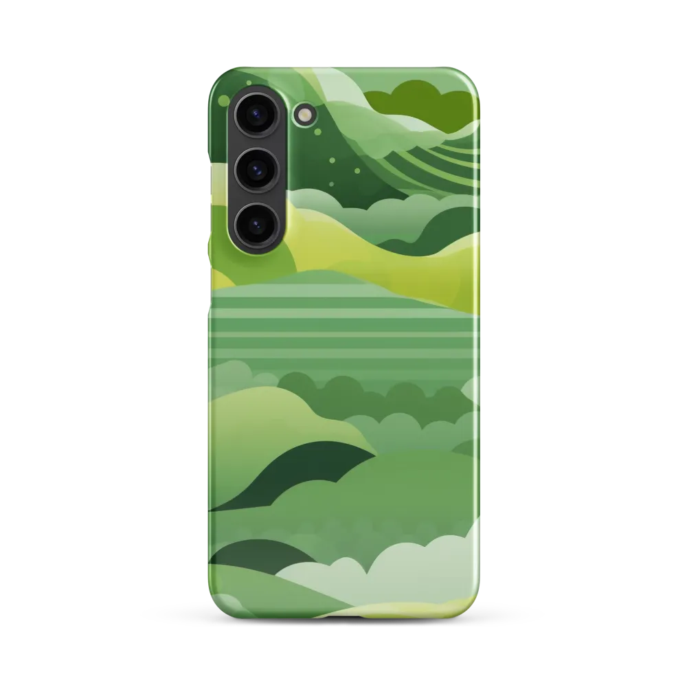 Tranquility in Green Waves