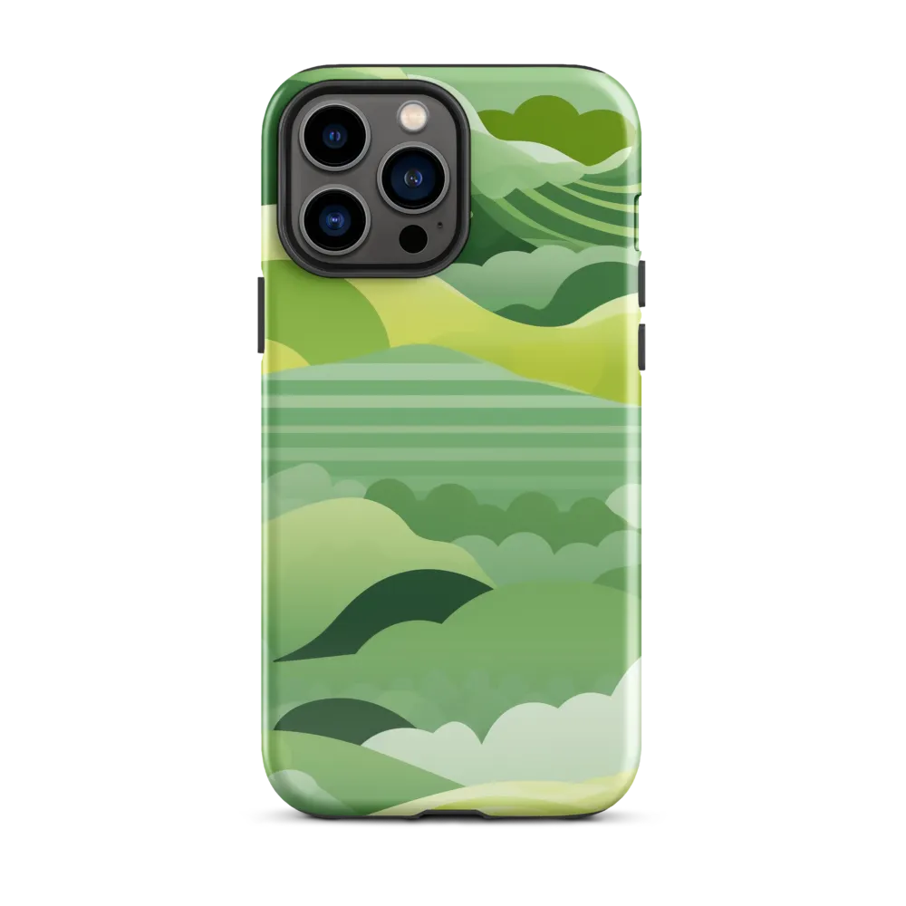 Tranquility in Green Waves