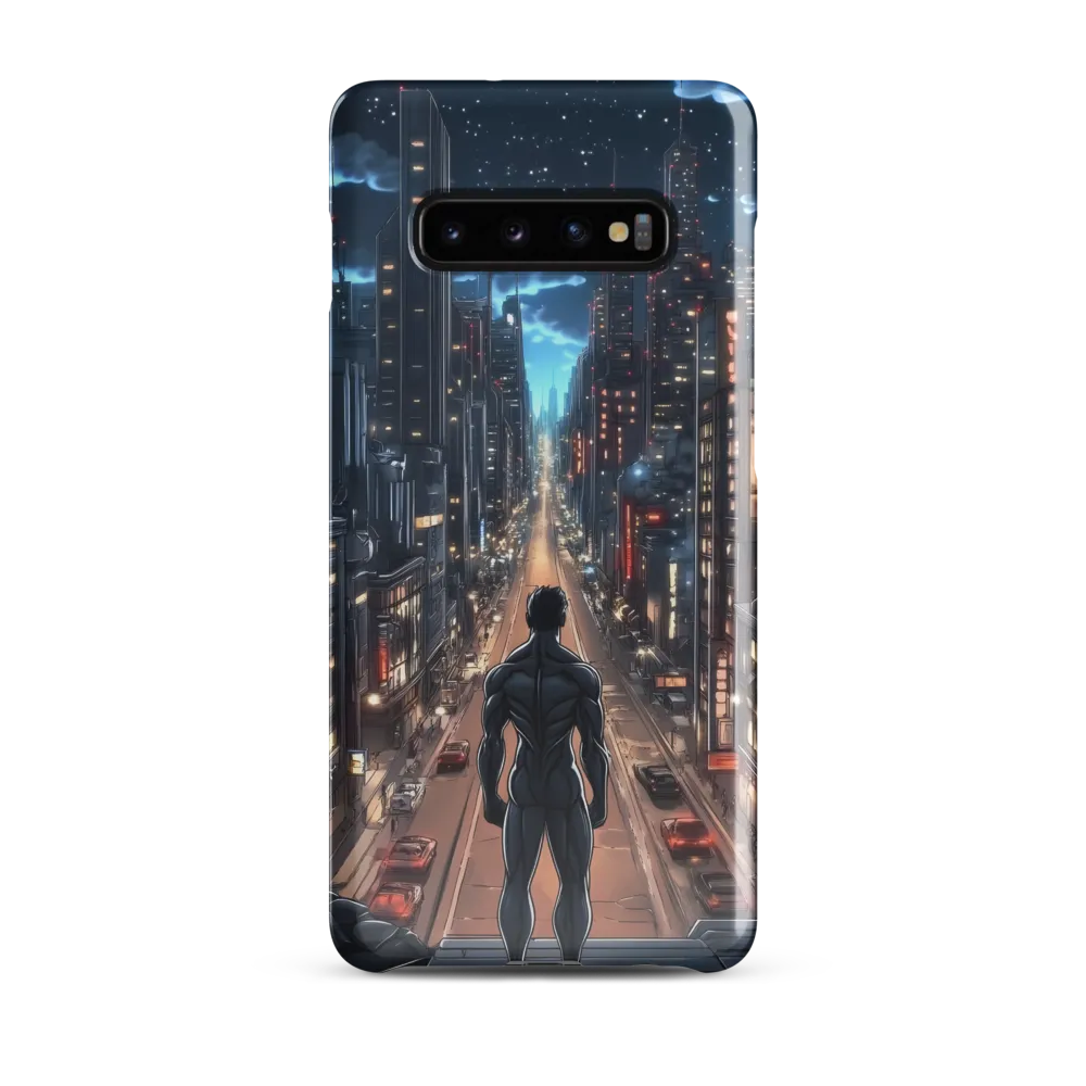 Urban Vigilance: A Hero's Watch | Phone Case |  S10 Plus | Snap Case | Glossy