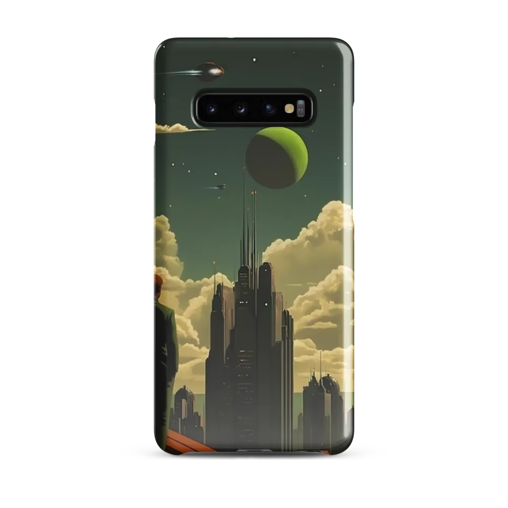 Gaze of Tomorrow: A Futuristic Vision | Phone Case |  S10 Plus | Snap Case | Glossy