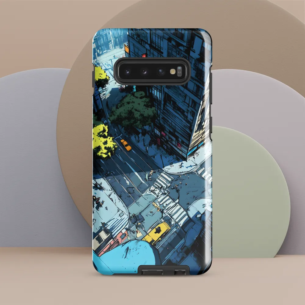 Urban Pulse: A Bird's Eye View | Phone Case |  S10 Plus | Tough Case | Glossy