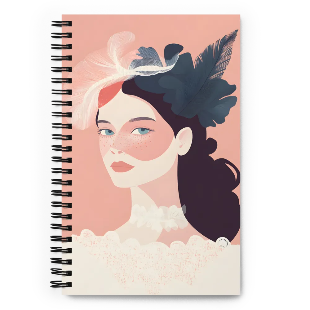 Elegance in Pink | Spiral Notebook