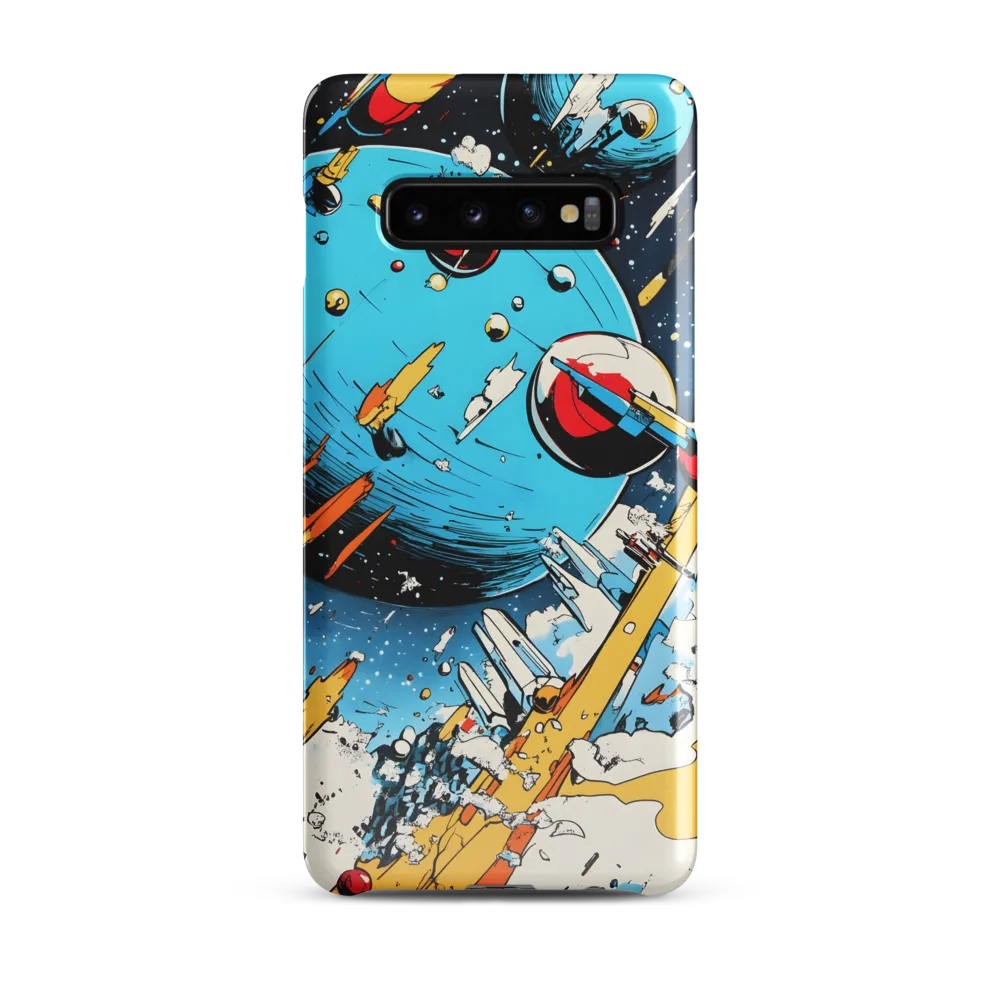 Cosmic Odyssey: A Journey Through Space | Phone Case |  S10 Plus | Snap Case | Glossy