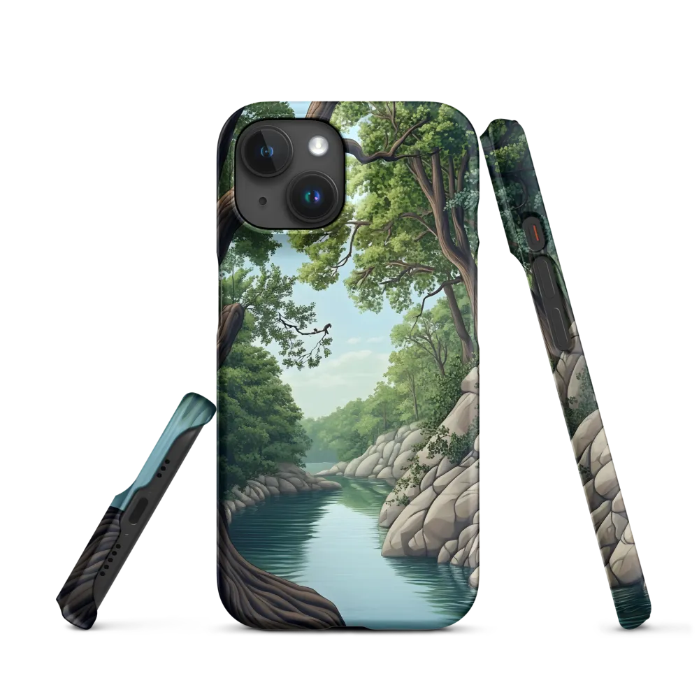 Tranquil Reflections: A Serene River Landscape