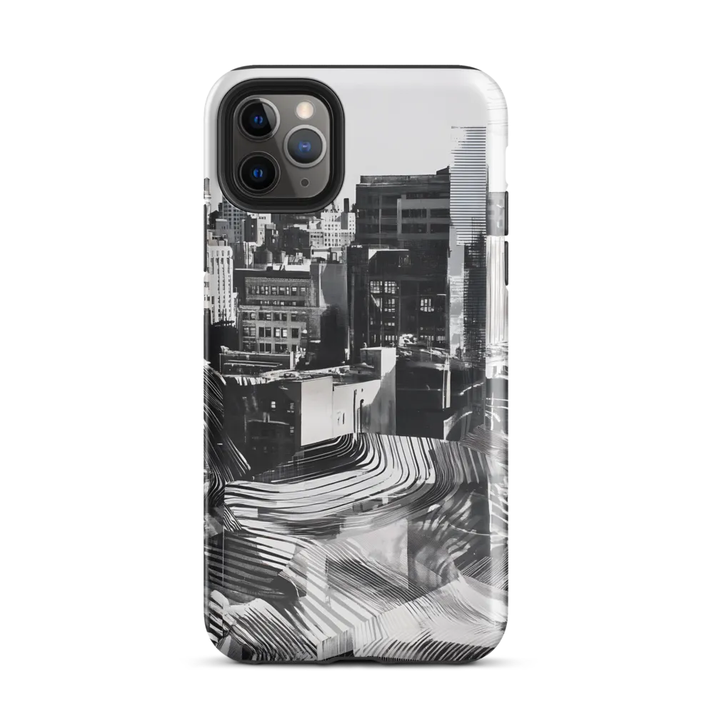 Urban Rhythm in Black and White | Phone Case |  11 Pro Max | Tough Case | Glossy