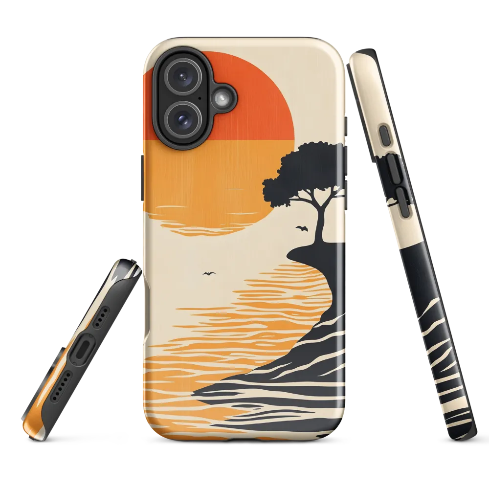 Serene Sunset | Phone Case |  16 Plus | Tough Case | Glossy