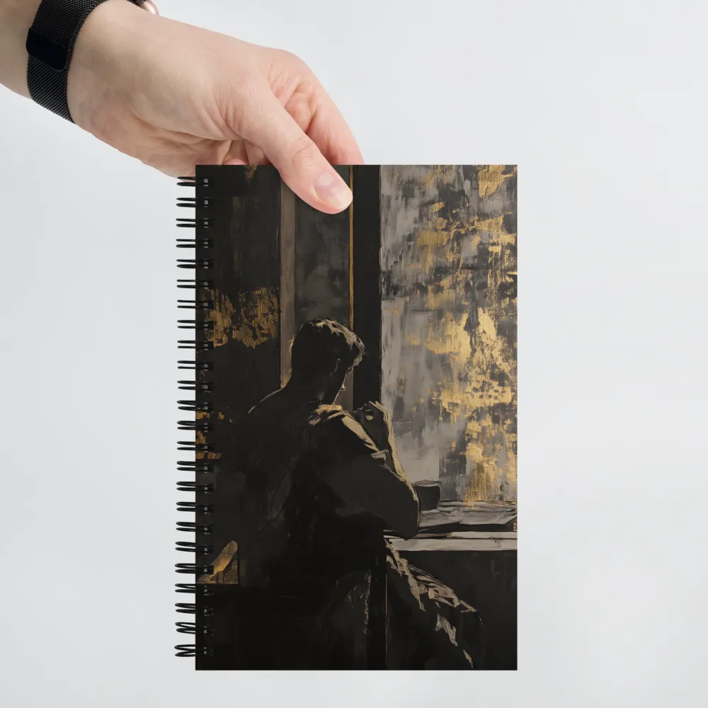 Reflections in Gold | Spiral Notebook