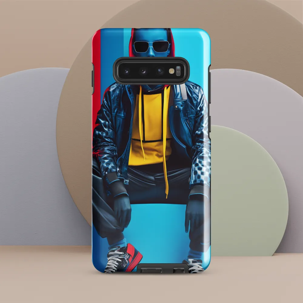 Chroma Cool: A Modern Fashion Statement | Phone Case |  S10 Plus | Tough Case | Glossy