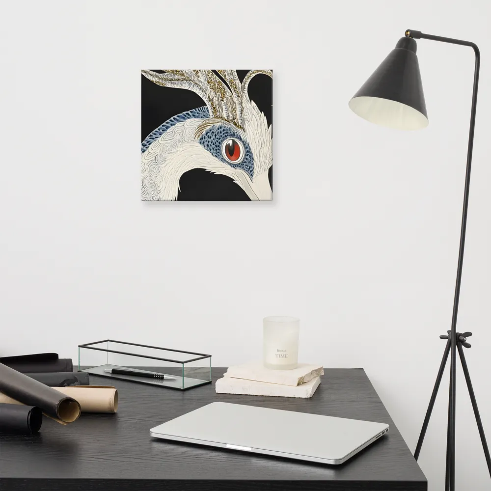 Elegance of the Majestic Peacock | Canvas | 12″×12″