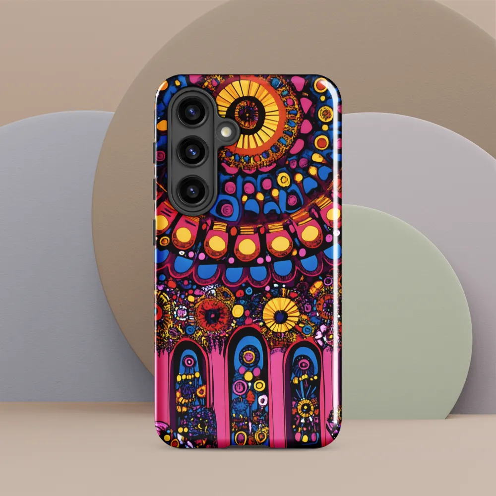 Whimsical Mandala Symphony | Phone Case |  S24 | Tough Case | Glossy