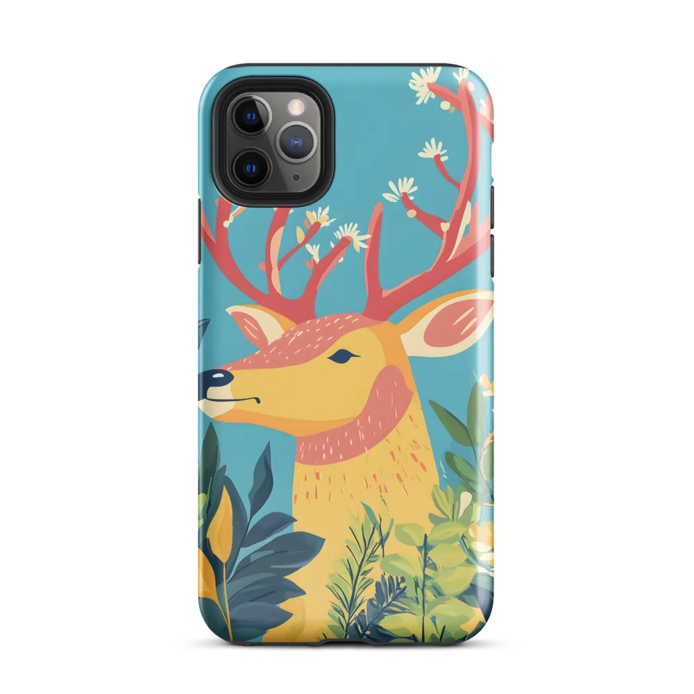 Whimsical Deer amidst Nature | Phone Case |  11 Pro Max | Tough Case | Glossy