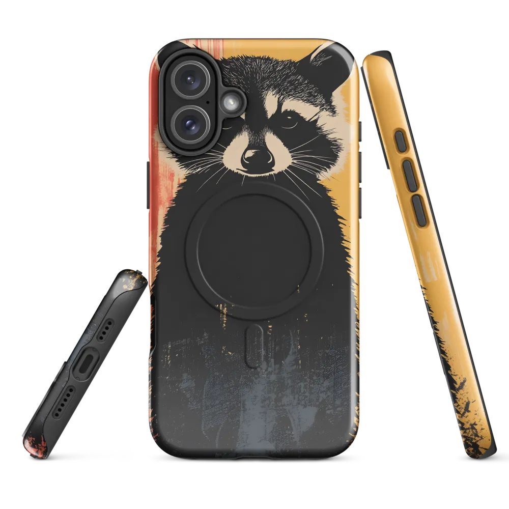 Whimsical Raccoon Portrait