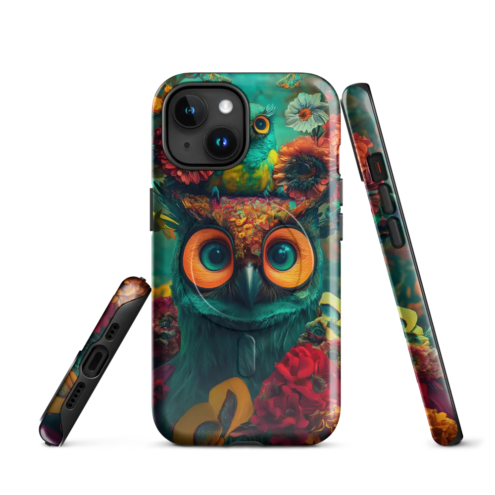 Majestic Harmony: The Floral Owl