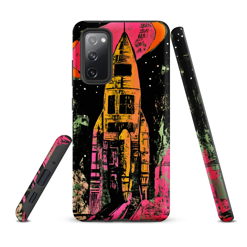 Cosmic Voyage: A Surreal Rocket Adventure