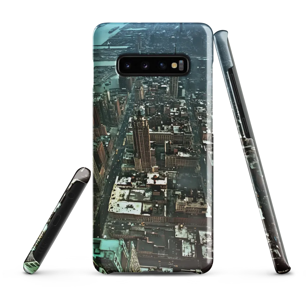 Aerial Symphony of Urban Life | Phone Case |  S10 Plus | Snap Case | Glossy