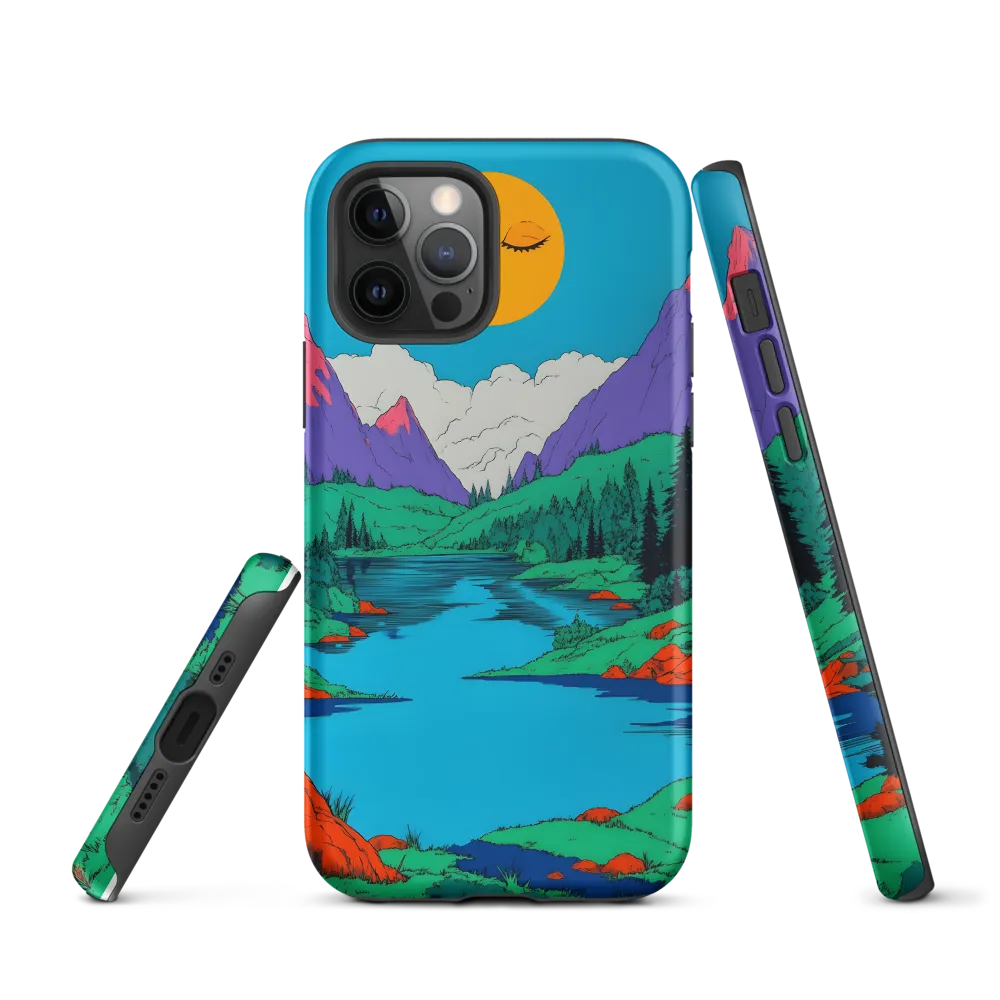 Whimsical Serenity in Vibrant Colors
