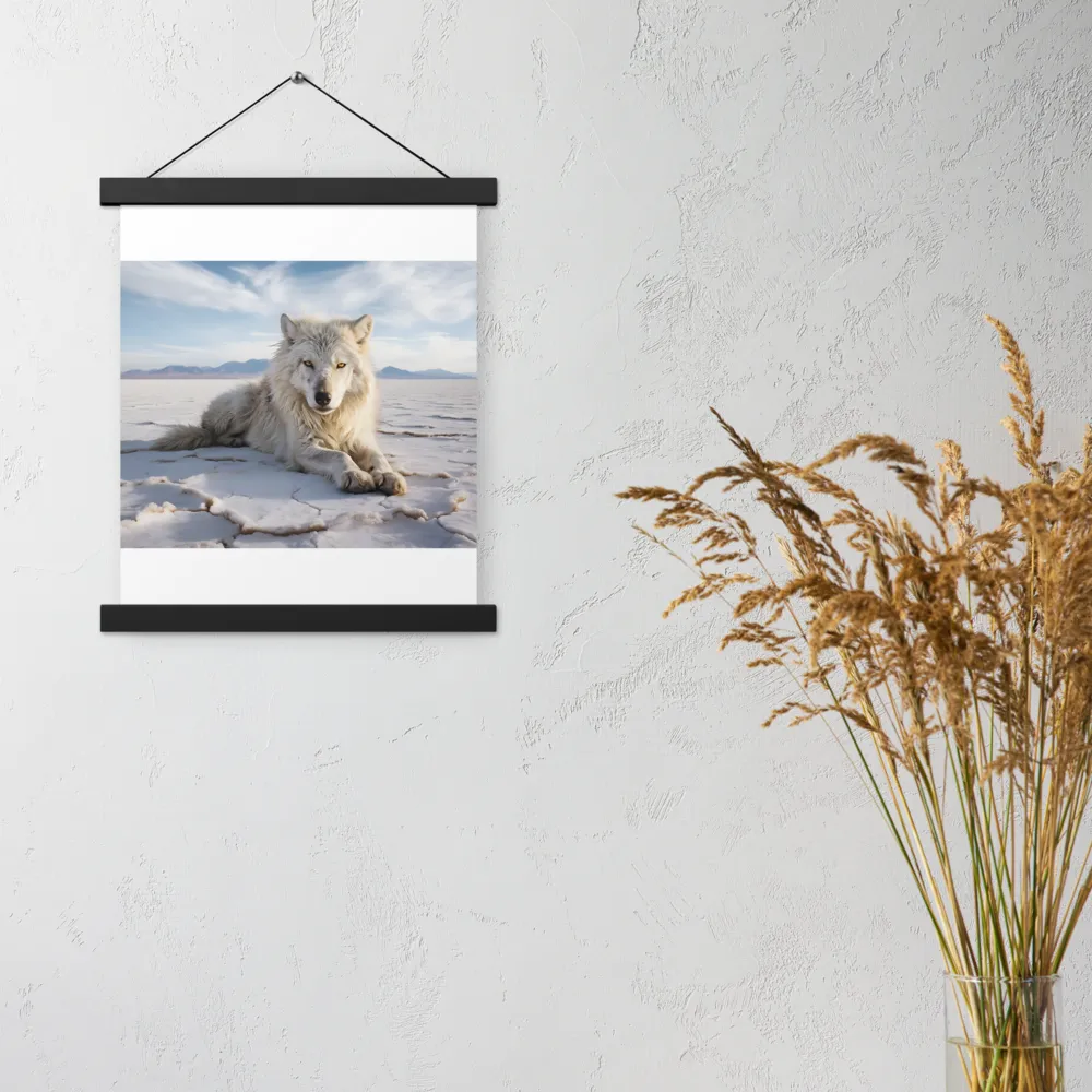 Guardian of the Salt Flats | Poster With Black Wood Hanger | 11″×14″