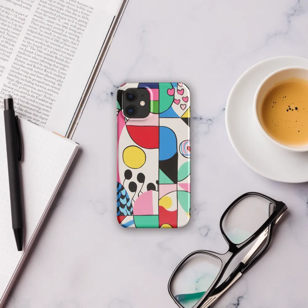 Dynamic Interplay of Shapes | Phone Case |  12 Mini | Snap Case | Glossy