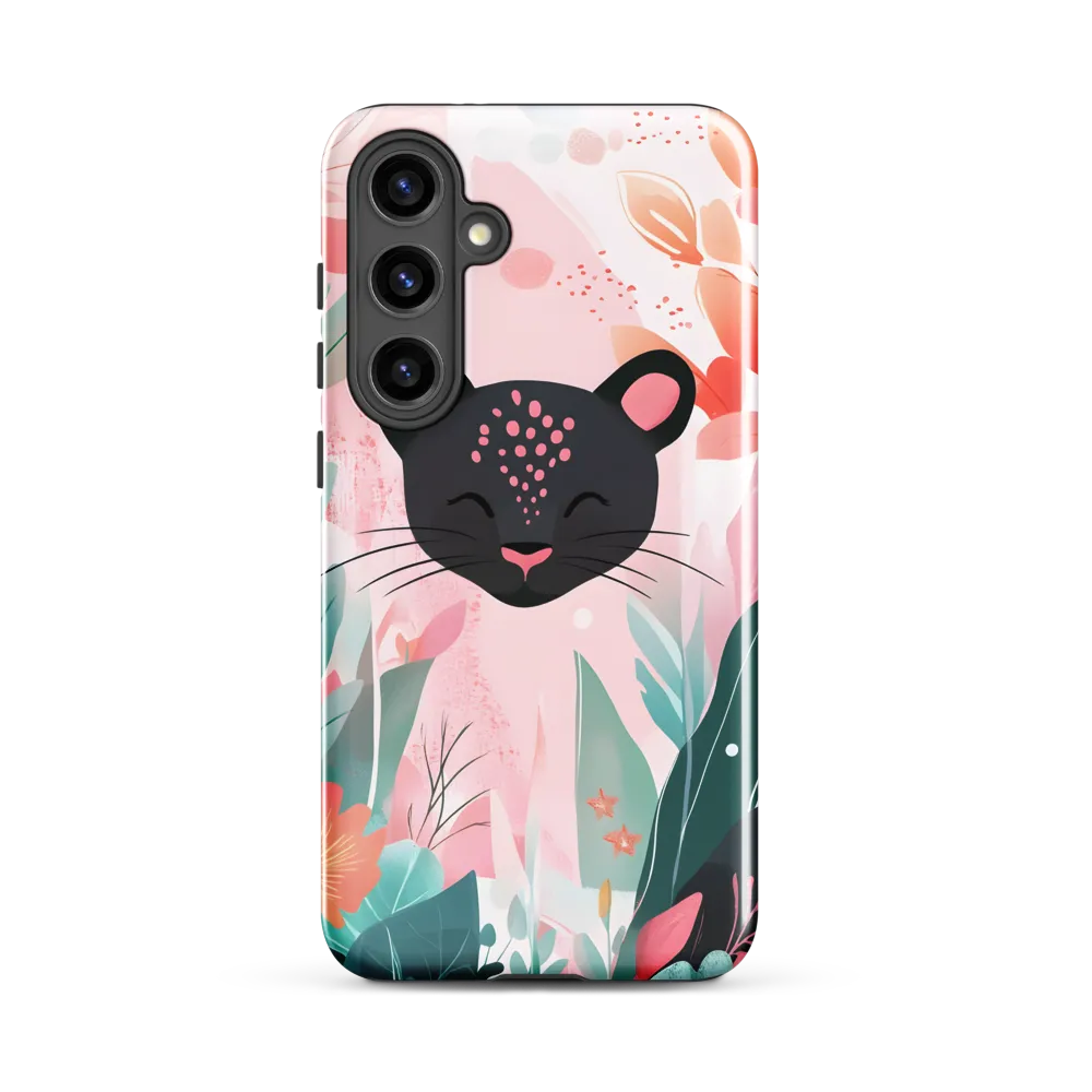 Whimsical Panther in Bloom