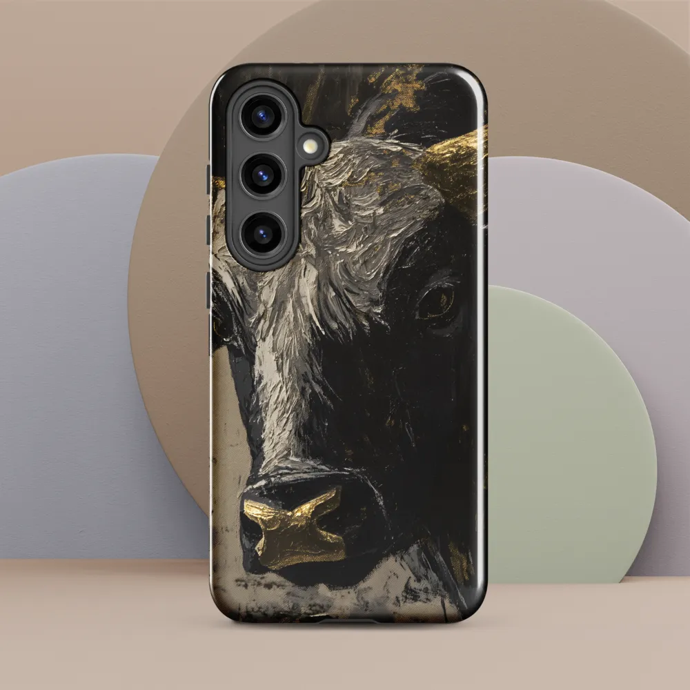 Majestic Bull: The Power in Black and Gold