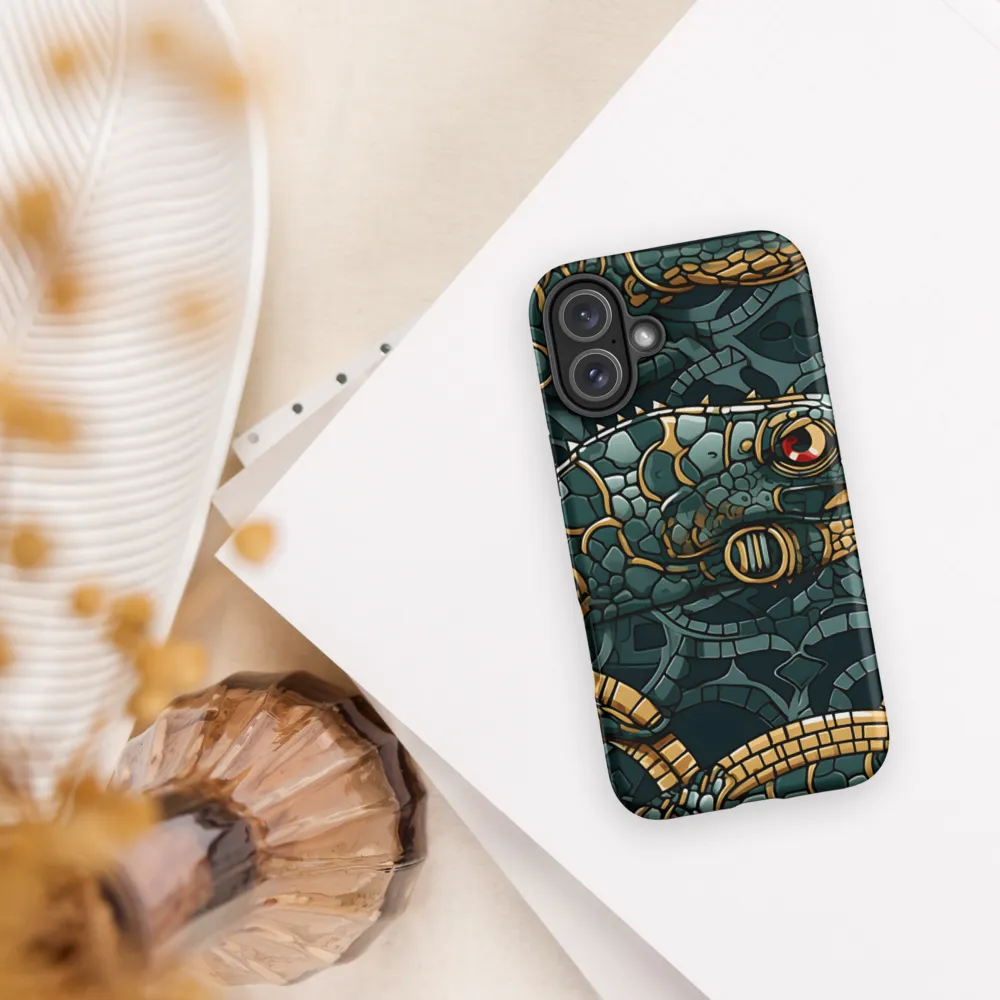 Lizards of Abstraction | Phone Case |  16 Plus | Tough Case | Matte