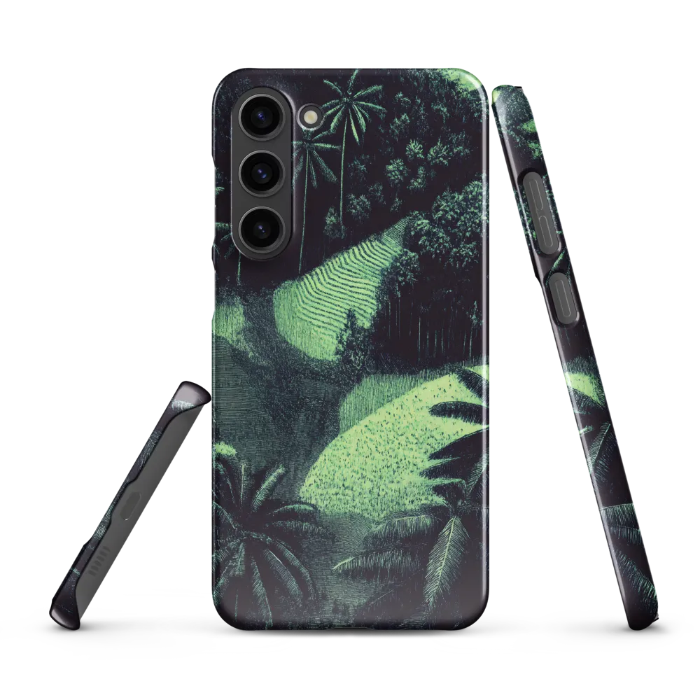 Harmony in Green: A Surreal Landscape