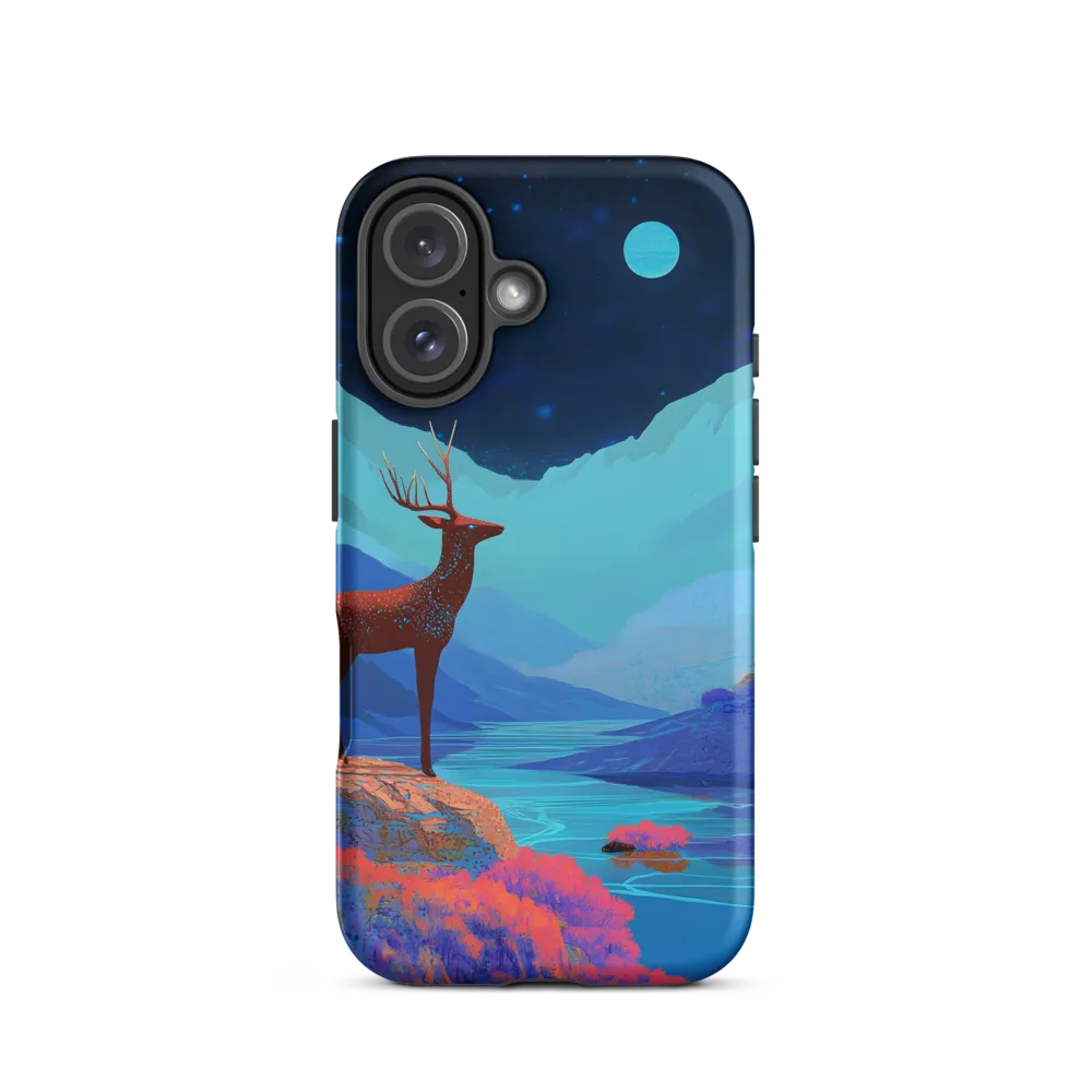 Cosmic Serenity: The Starlit Stag | Phone Case