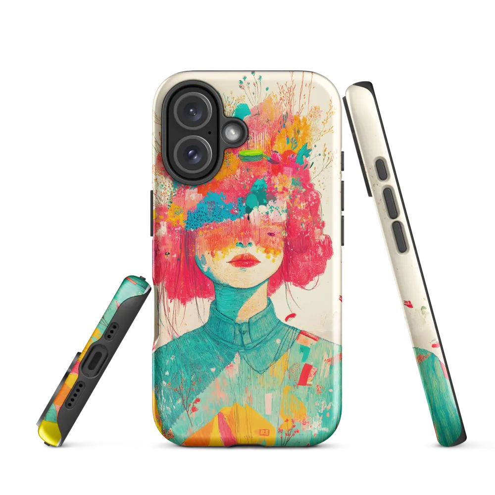 Whimsical Floral Portrait
