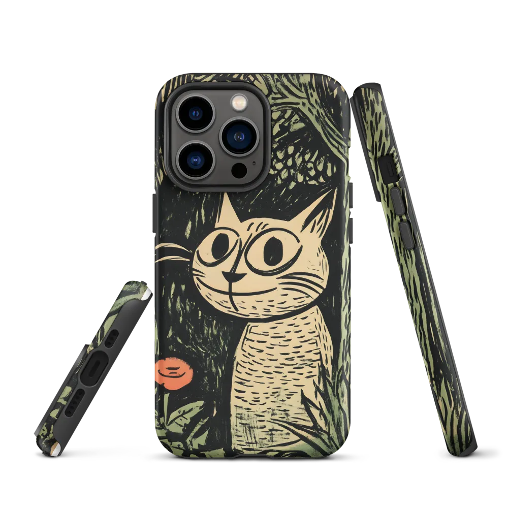 Whimsical Cat in the Forest