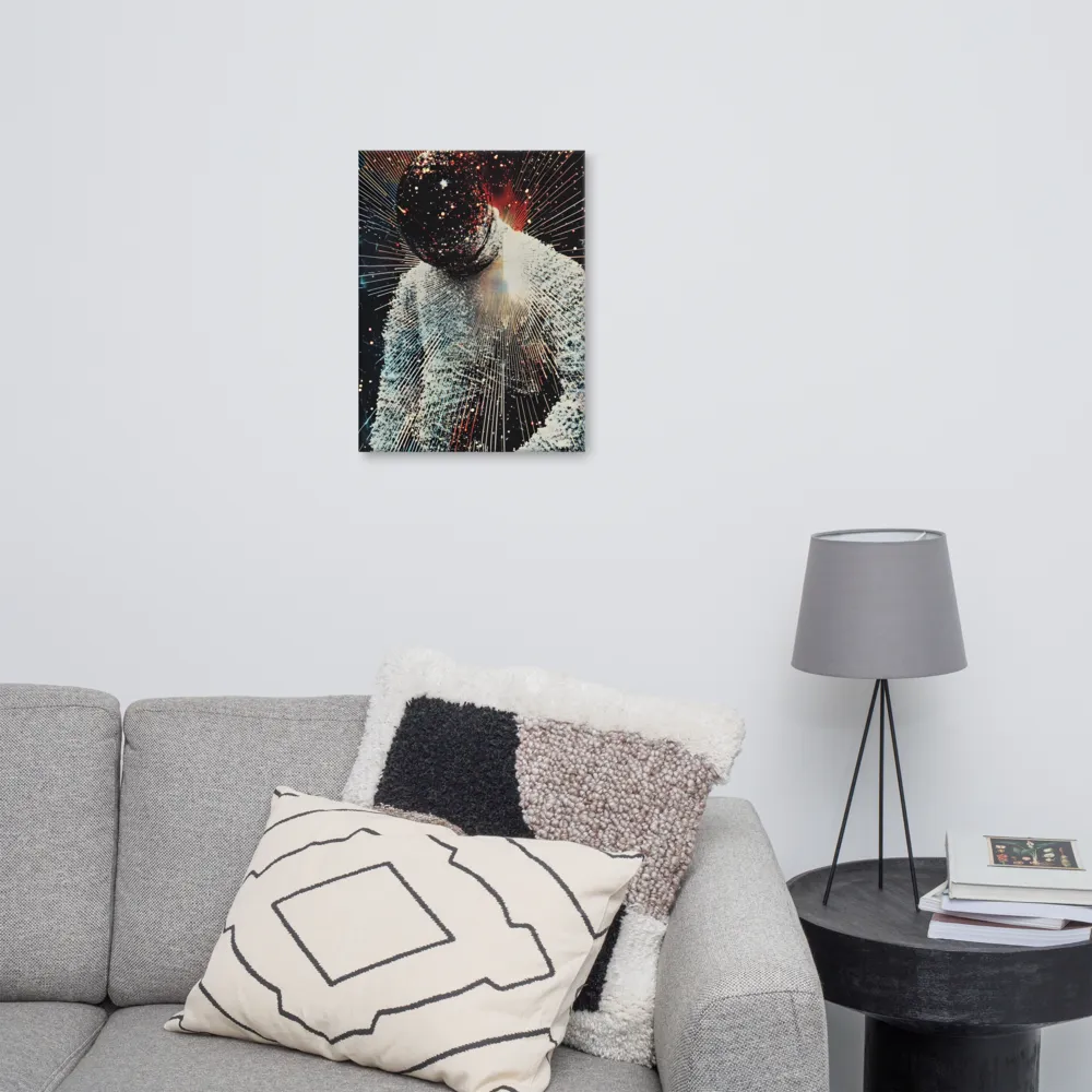 Ethereal Astronaut: A Journey Through the Cosmos | Canvas | 18″×24″
