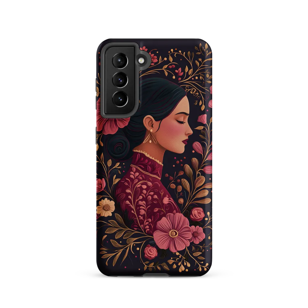 Portrait of Serenity | Phone Case |  S21 | Tough Case | Matte
