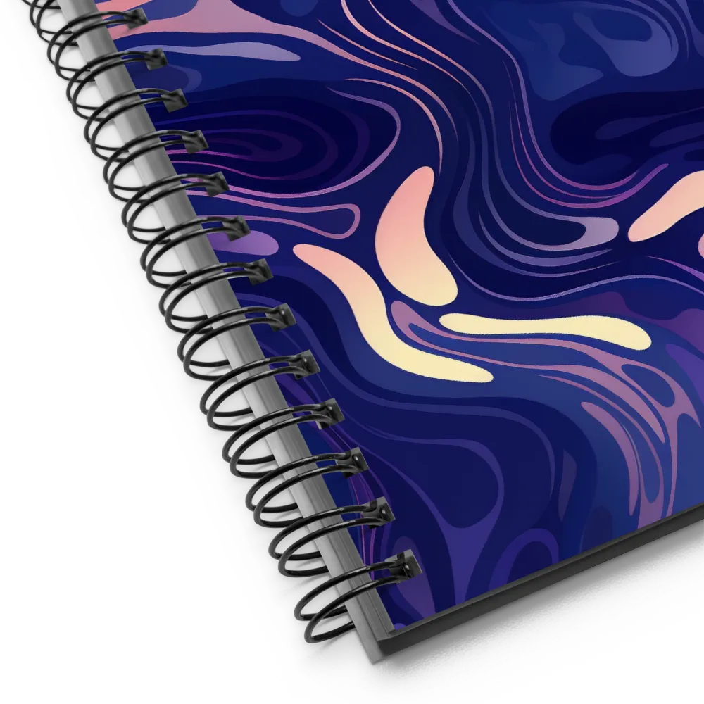 Serene Waves of Color | Spiral Notebook