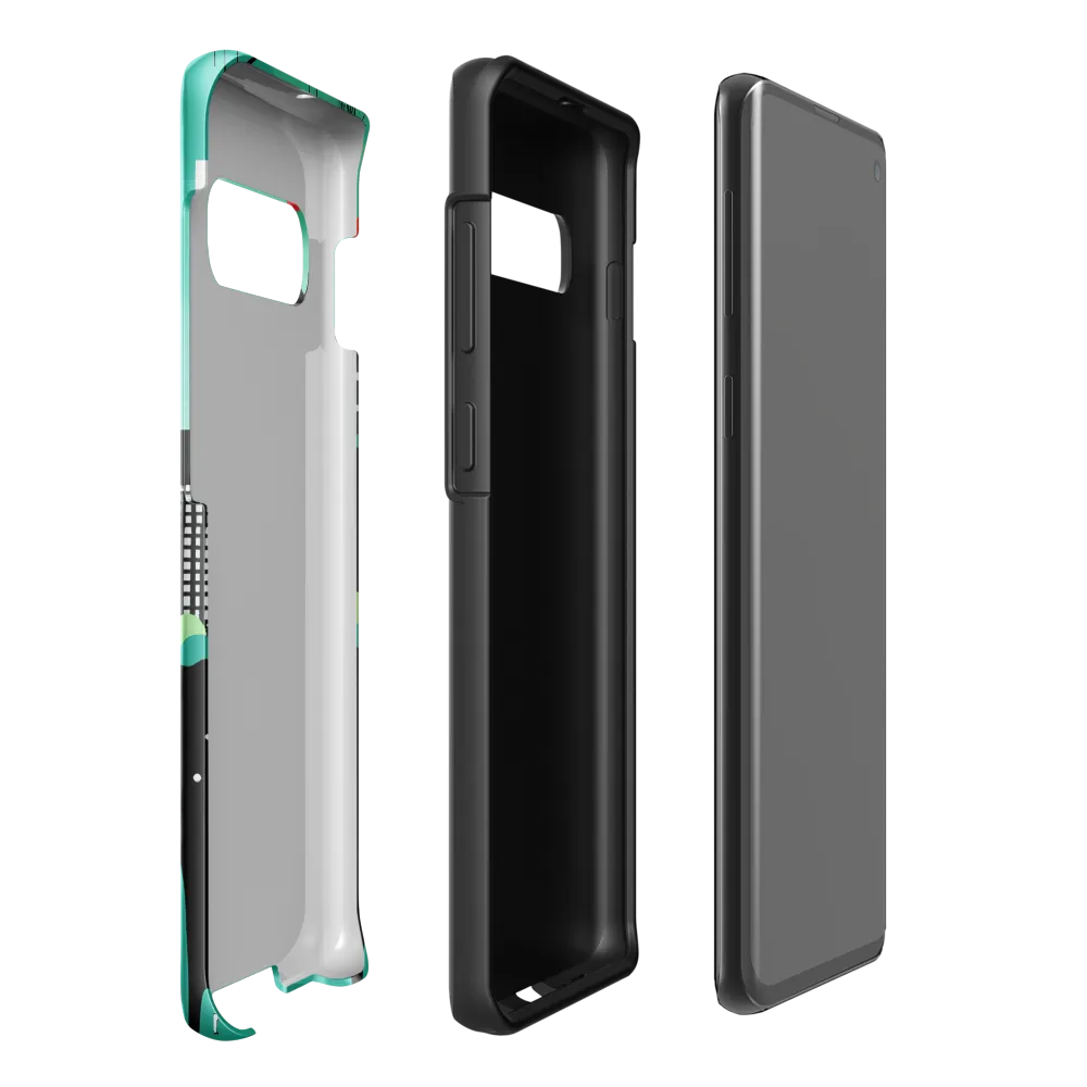 Urban Symphony: A Teal Tale | Phone Case |  S10 Plus | Tough Case | Glossy