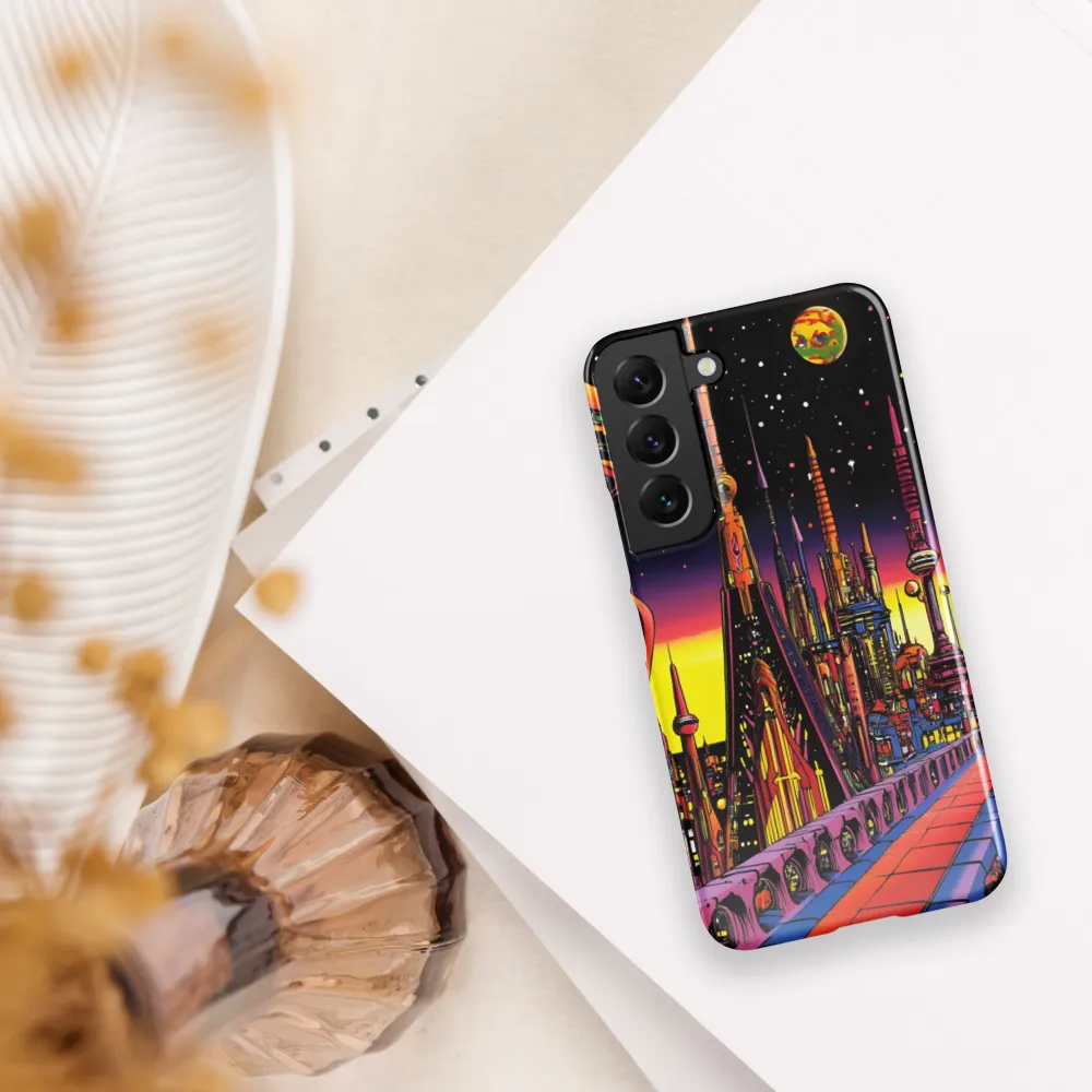 Futuristic Cosmos: A Journey Through Neon Cities