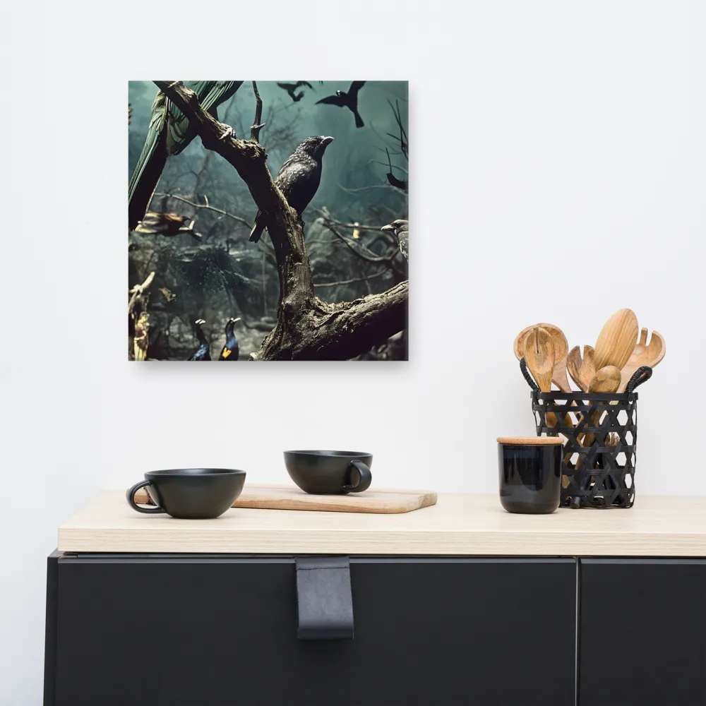 Whispers of the Avian Realm | Canvas | 16″×16″