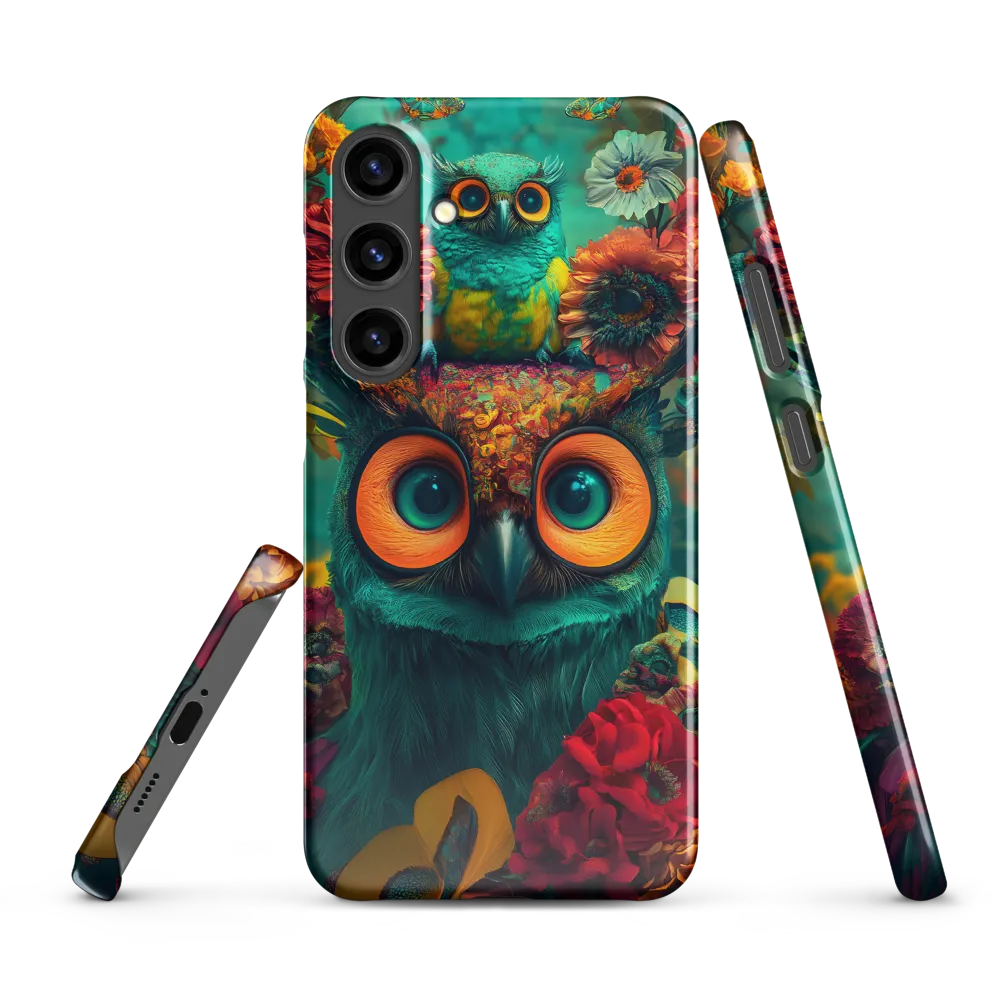 Majestic Harmony: The Floral Owl