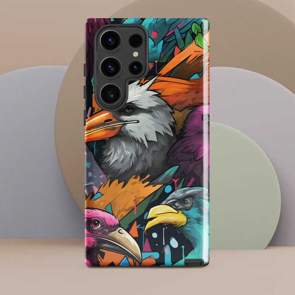 Avian Vortex: A Celebration of Color and Form