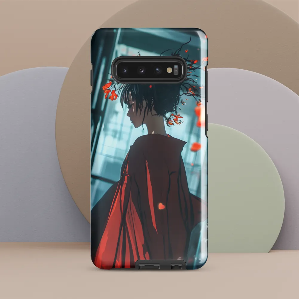 Floral Elegance | Phone Case |  S10 Plus | Tough Case | Glossy