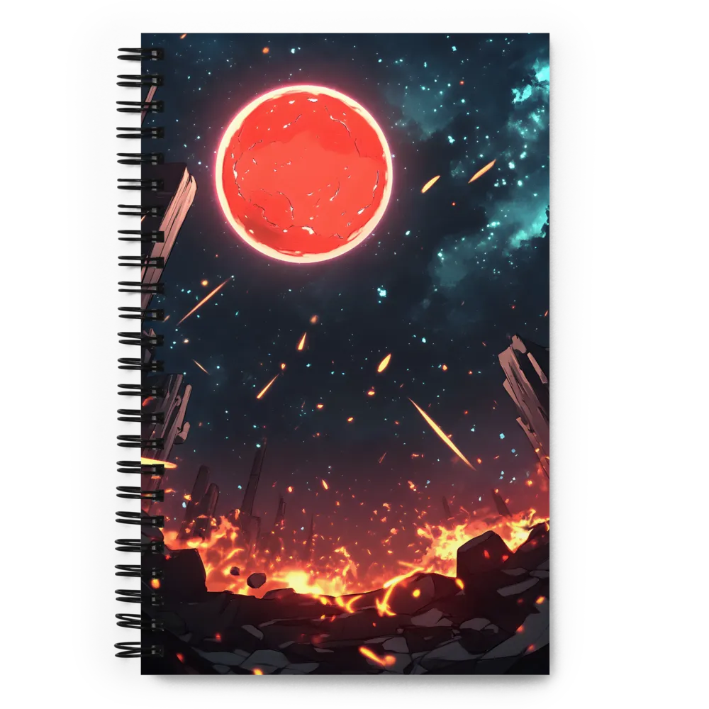 Eclipse of Destruction | Spiral Notebook