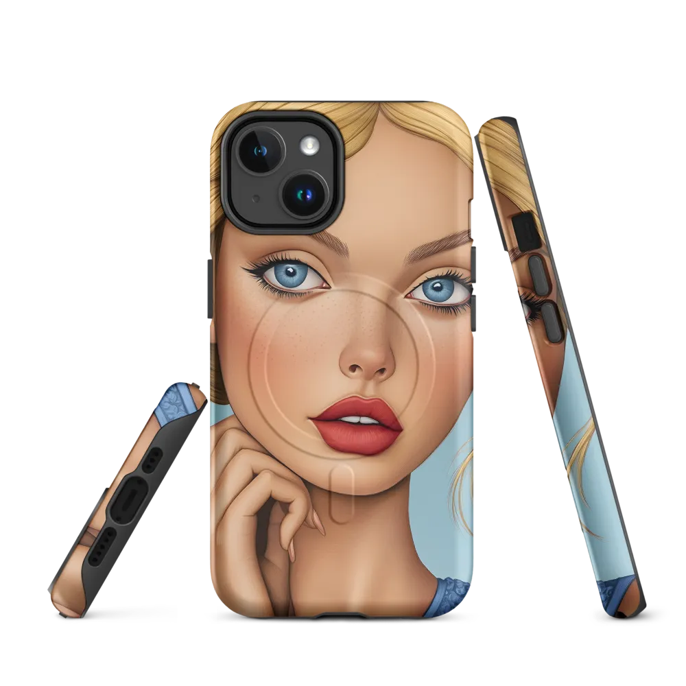 Serenity in Blue | Phone Case |  14 | MagSafe® Tough Case | Matte