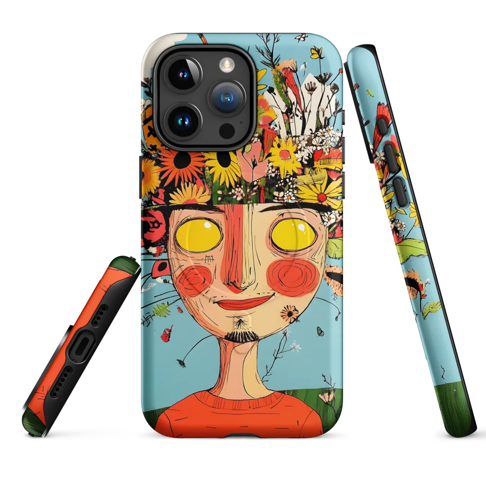 Whimsical Bloom | Phone Case |  15 Pro Max | MagSafe® Tough Case | Matte