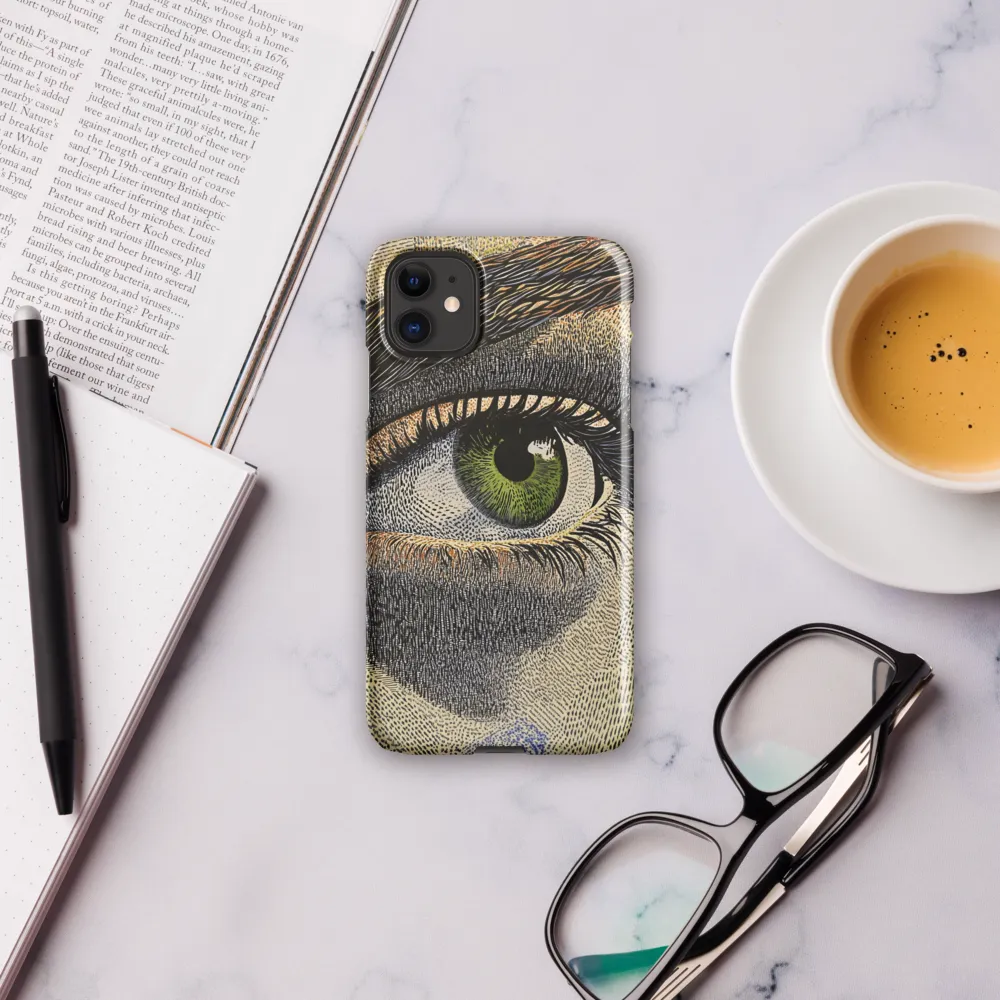 Intrigue in Green | Phone Case |  11 | Snap Case | Glossy