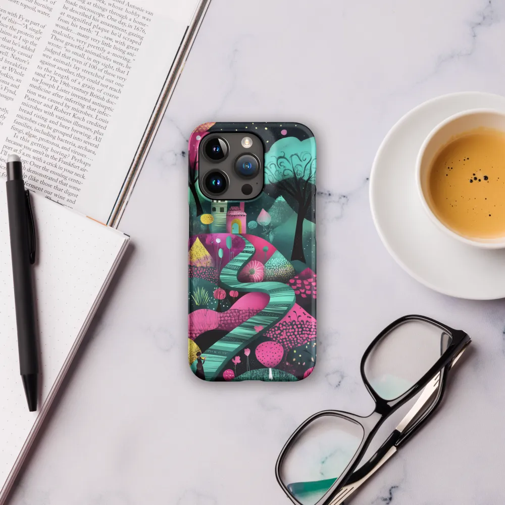 Whimsical Journey through Colorful Lands | Phone Case |  15 Pro | Snap Case | Matte